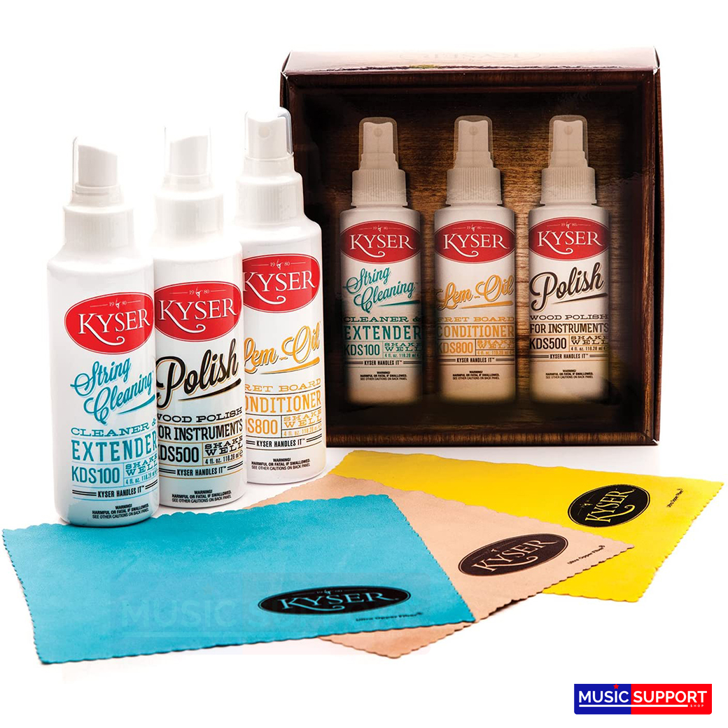 Kyser Guitar Care Kit Gift Set ชุดน้ำยาดูแล-รักษากีตาร์-เบส