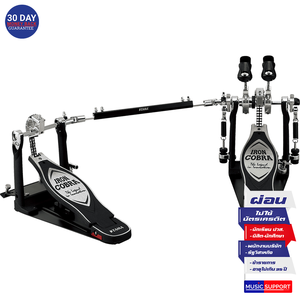 กระเดื่องกลอง TAMA Iron Cobra 900 Twin Pedal Rolling Glide HP900RWN