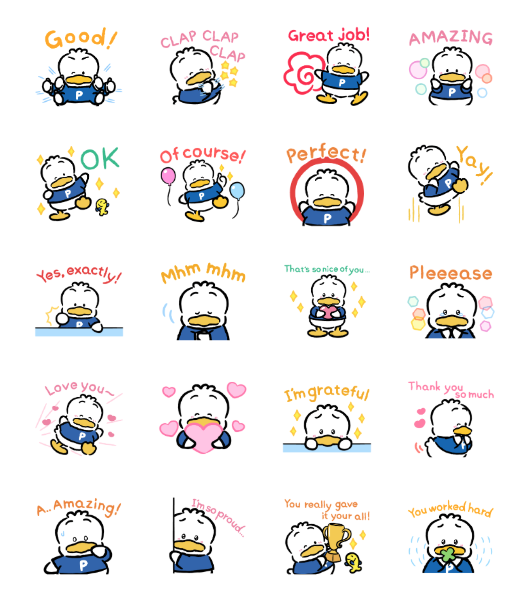 ขายสติกเกอร์ไลน์ AHIRUNOPEKKLE ถูกทุกข้อ!