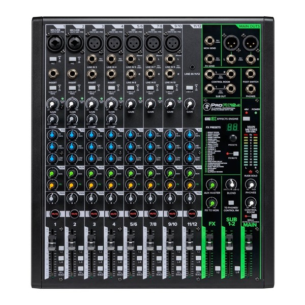 Mackie ProFX12v3 12-Channel Analog Mixer with USB