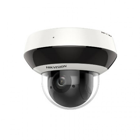 HIKVISION DS-2DE2A204IW-DE3(S6) DarkFighter technology Dome Camera, 2MP 1920 × 1080 resolution, 4x optical zoom 2.8 to 12 mm focal lens. Pan and tilt ability. IR Distance 20 m Water and dust resistant IP66, vandal proof IK10