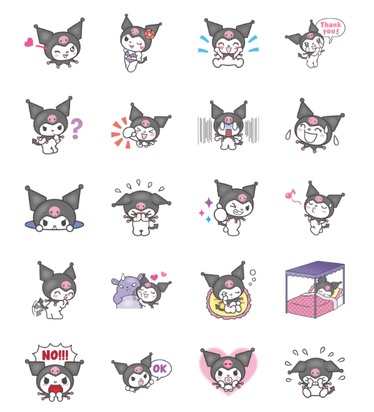 ขายสติกเกอร์ไลน์ คุโรมิ