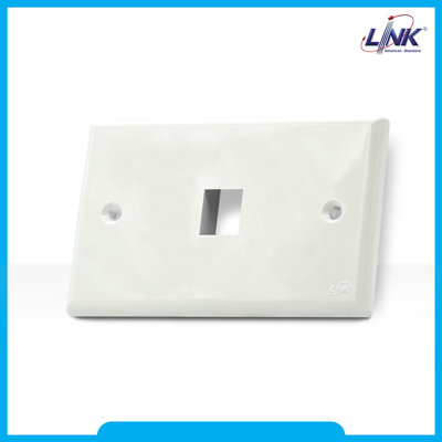 US-2311 : SHINY FACE PLATE 1 PORT