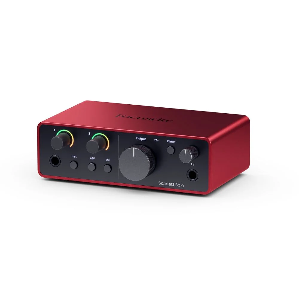 Focusrite Scarlett Solo 4th Gen USB Audio Interface