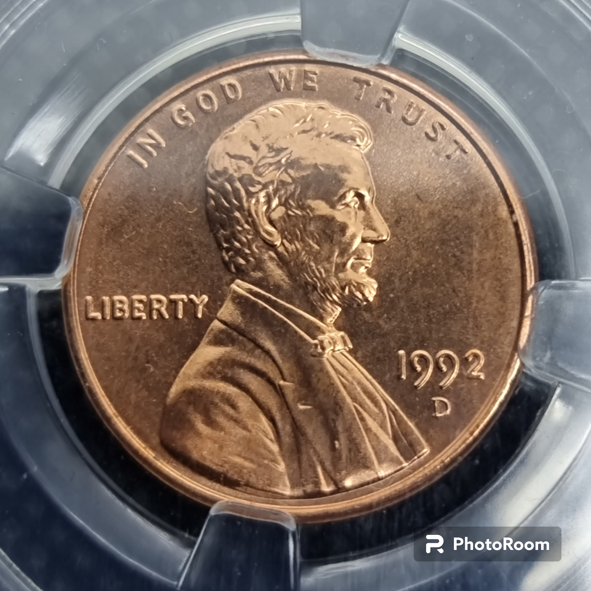 one cent 1992D