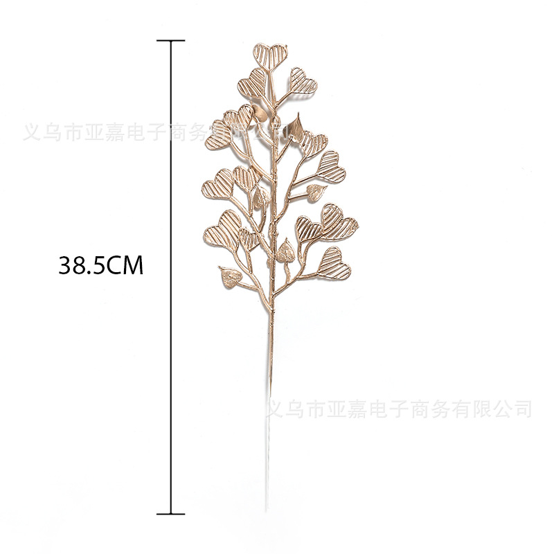 กิ่งไม้สีทอง ใบไม้สีทอง ยูคาลิปตัสทอง ตกแต่งห้อง ประกอบฉาก ST502E806