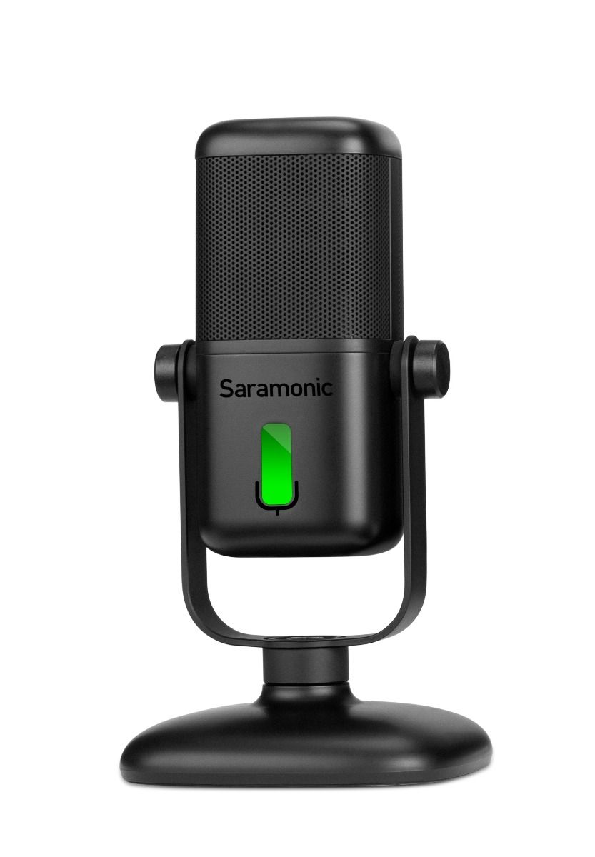 Saramonic SR-MV2000 ไมโครโฟน USB แบบตั้งโต๊ะ รับเสียงแบบ Cardioid สำหรับโทรศัพท์มือถือและ คอมพิวเตอร์ ระบบ Android, Windows PC