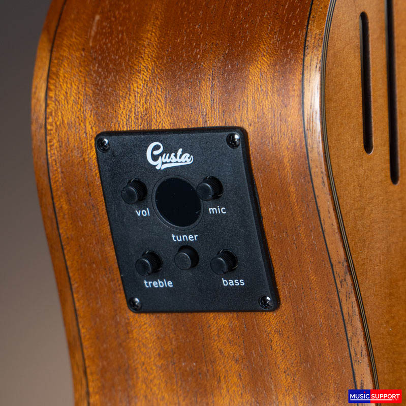 กีต้าร์โปร่งไฟฟ้า Gusta OM-JE