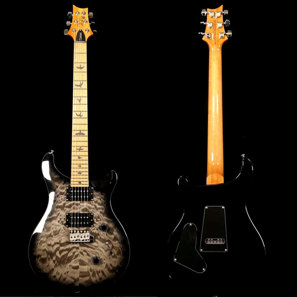PRS SE Custom 24 Roasted Maple Limited Edition Charcoal Burst