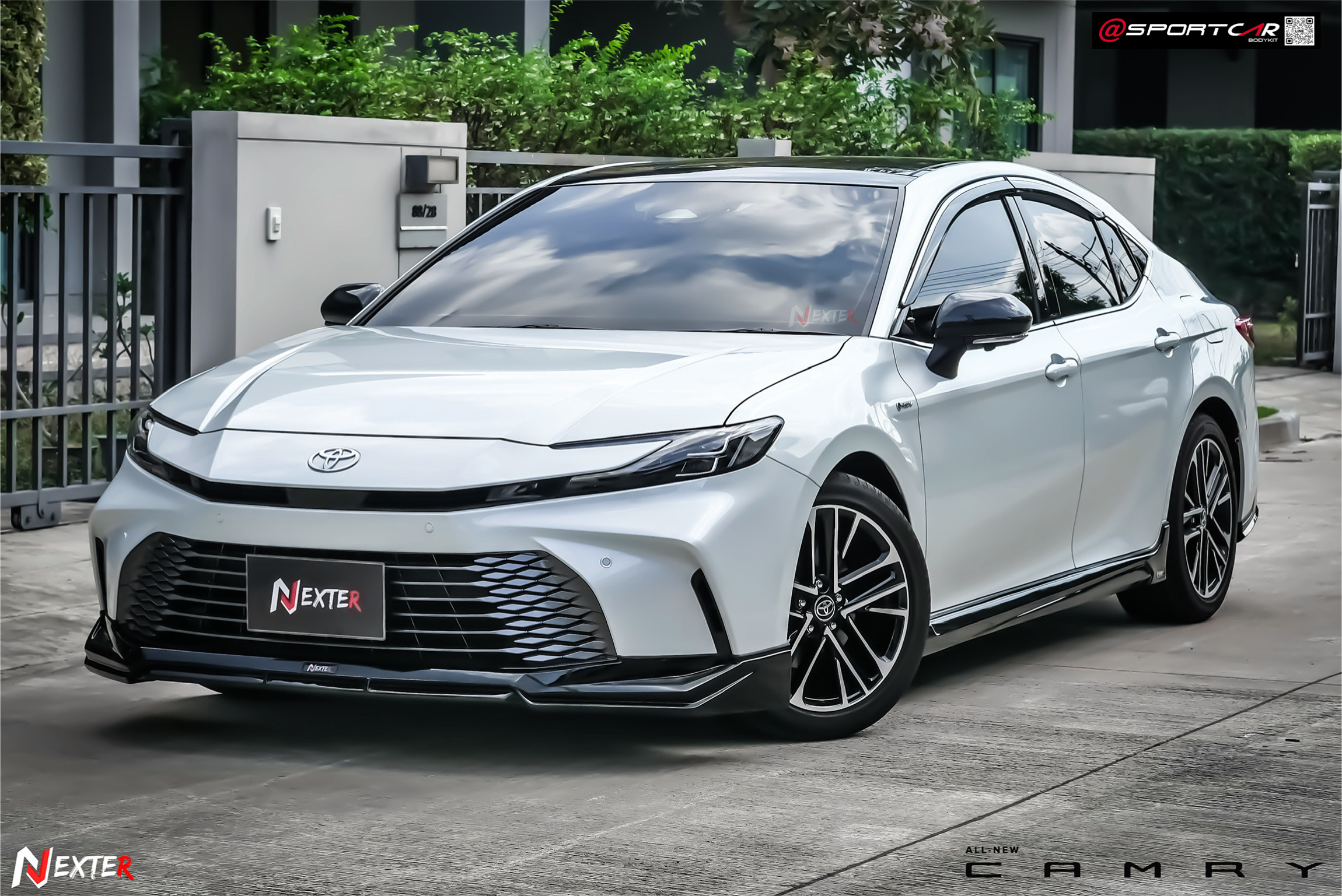 ชุดแต่ง New Camry 2024 2025 NEXTER (Black Edition) - Camry 2024 ใหม่ล่าสุด Toyota Camry HEV แต่งสวย สไตล์สปอร์ตหรู, สเกิร์ตรอบคัน Camry HEV, Toyota Camry แต่งสวย, อุปกรณ์ตกแต่ง Camry, Toyota Camry 2024 HEV, All New Camry