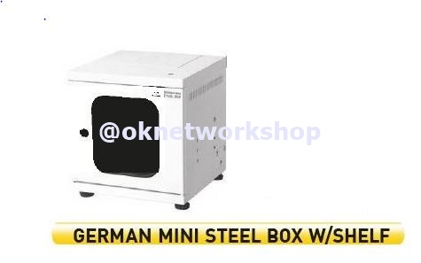 G6-30030 19” GERMAN MINI STEEL BOX w/Shelf (Gray)
