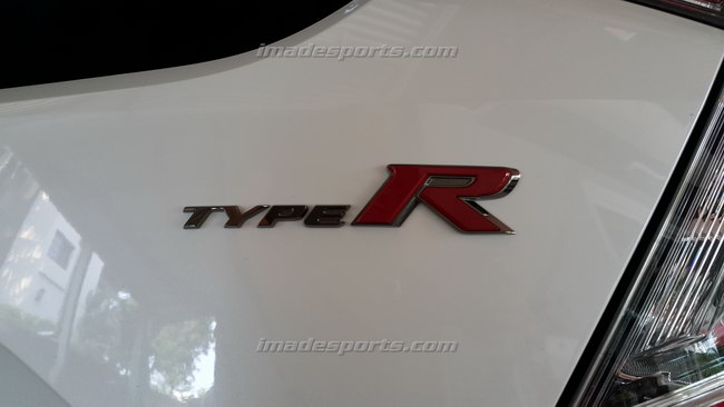 Logo Honda Type R สปอร์ตหน้า หลัง และพวงมาลัย (แดง/ดำ/ดำแดง)