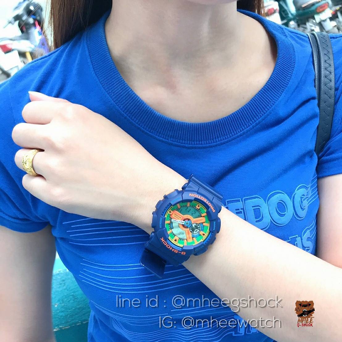 Casio G-Shock ของแท้ ประกันศูนย์ รุ่น GA-110 ฉายา Lego สีน้ำเงินเลโก้ **เลิกผลิตแล้ว** Rare Item