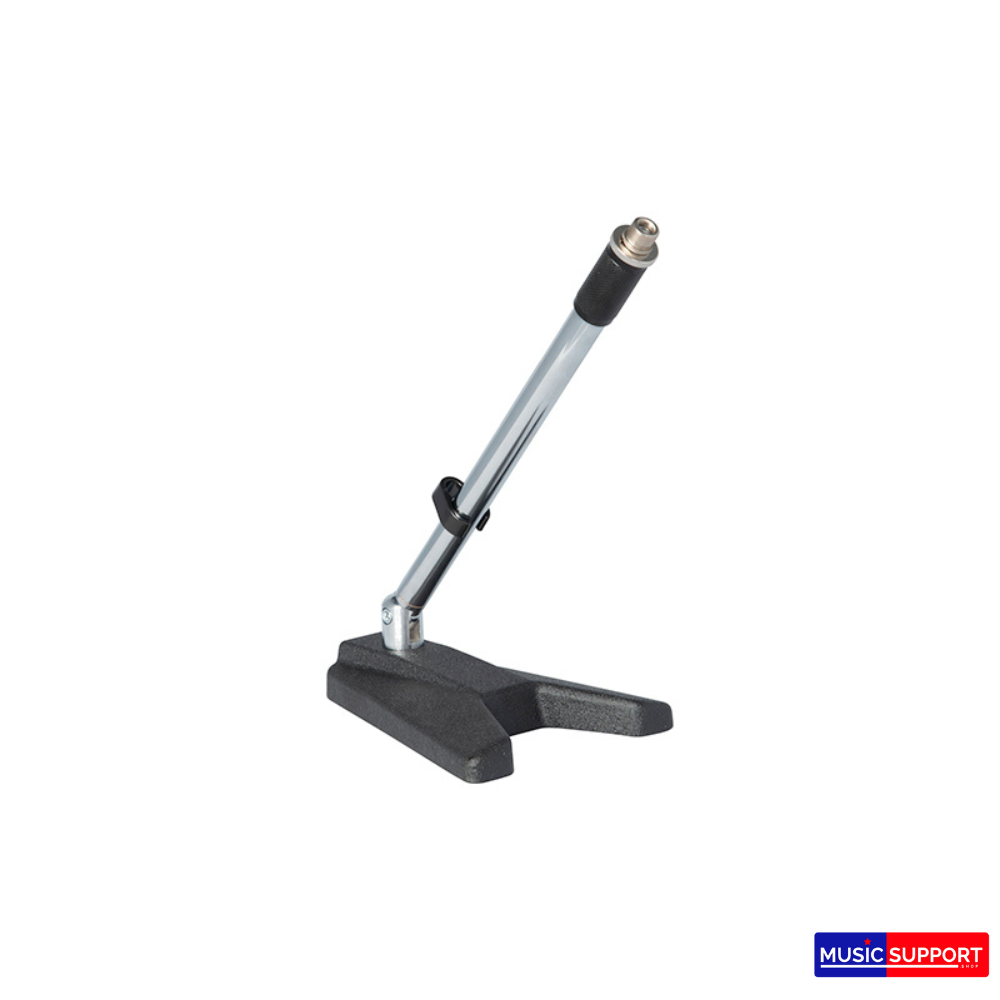 ขาไมค์ตั้งโต๊ะ Quiklok A-114 Chrome EU desk-top microphone stand