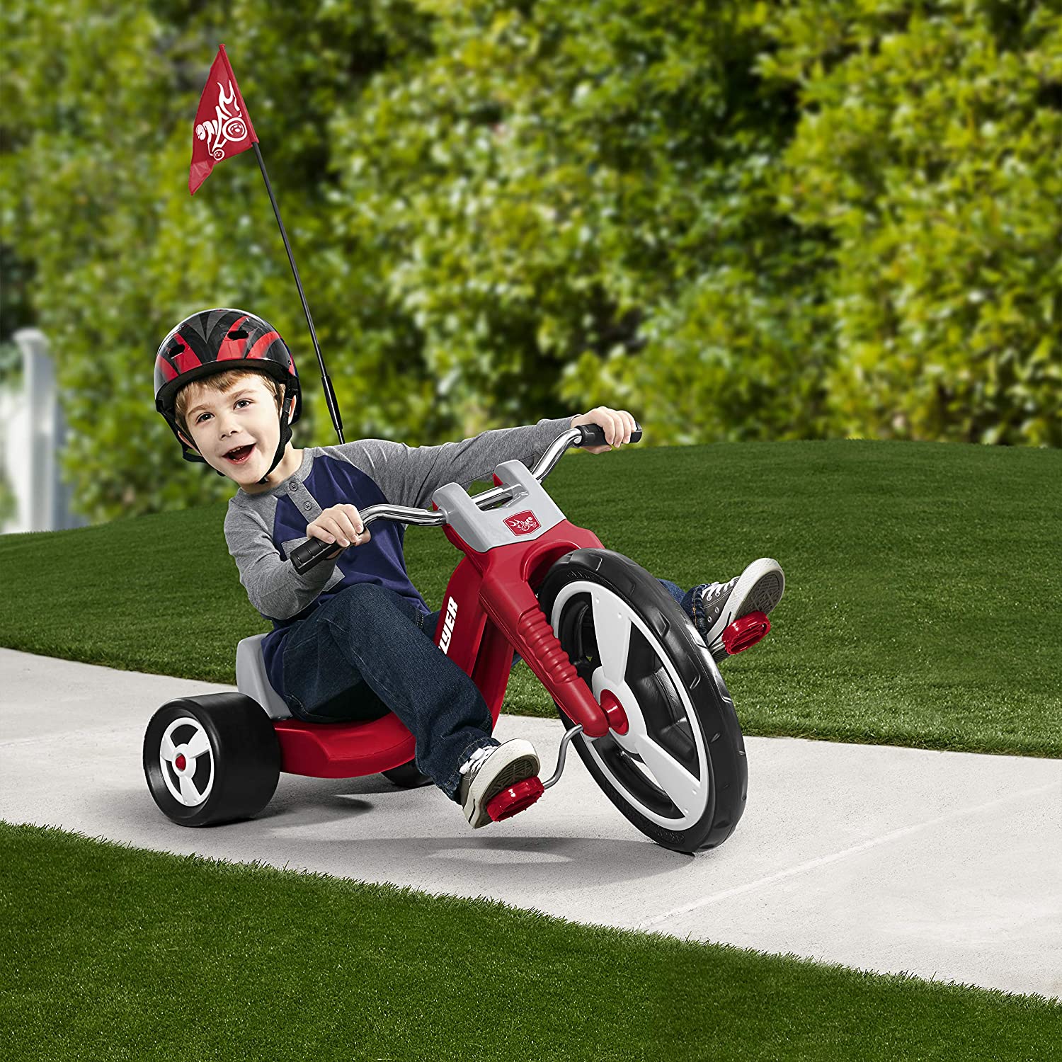 Radio Flyer Big Flyer Sport, Red จักรยานสามล้อ สไตล์รถชอปเปอร์