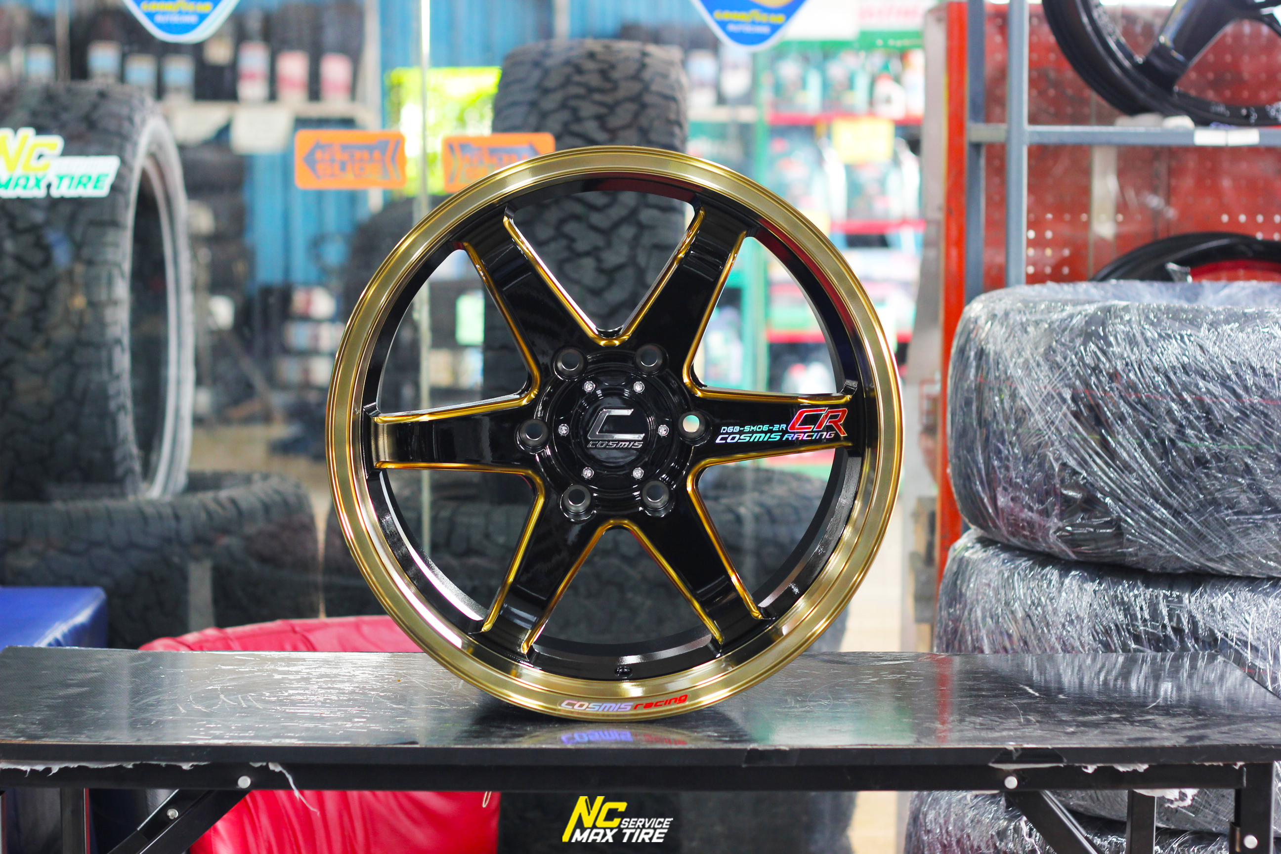 ล้อแม็กขอบ18 / Cosmis / DGB-SM06-2R / 18x9.0 6H139.7 ET35 / Extend tech / SUV / PPV