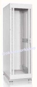 G4-81042 19” GERMAN SERVER RACK 42U, (80 x 100 cm.) Two-Tone White-Gray