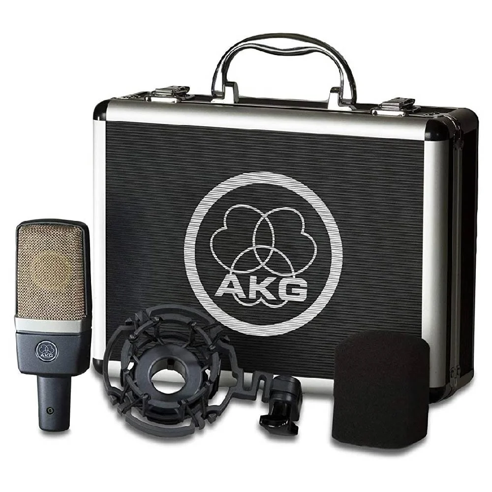 AKG C214 MICROPHONE MATCHED PAIR STEREO SET