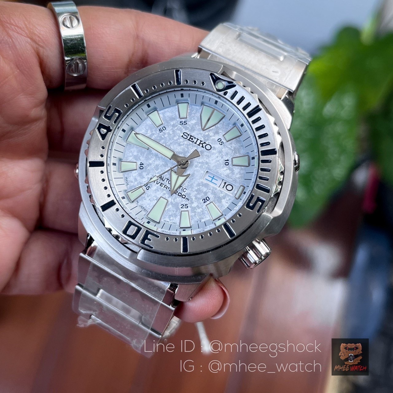 SEIKO Limited Ice Frost BABY TUNA ICE JAPANหายากมากๆสวยจริงๆ SBDY053