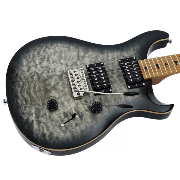 PRS SE Custom 24 Roasted Maple Limited Edition Charcoal Burst