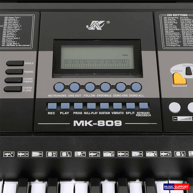 Keyboard MK-809 61Key with Touching