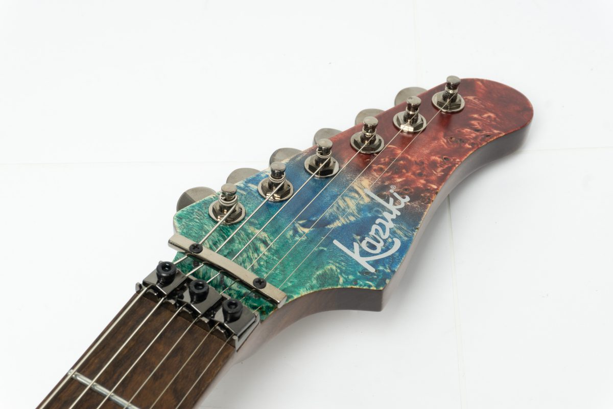 กีต้าร์ไฟฟ้า Kazuki Dragon Series Floydrose สี Red Green