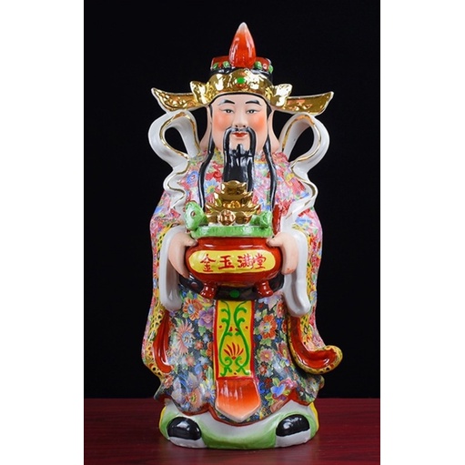 CT124B081 HAOYUN #ฮกลกซิ่ว ยกเซ็ท เทพจีน เทพเจ้าแห่งความสมบูรณ์ เทพเจ้าจีน Hog Xiu เสริมฮวงจุ้ย Hok Lok Siew