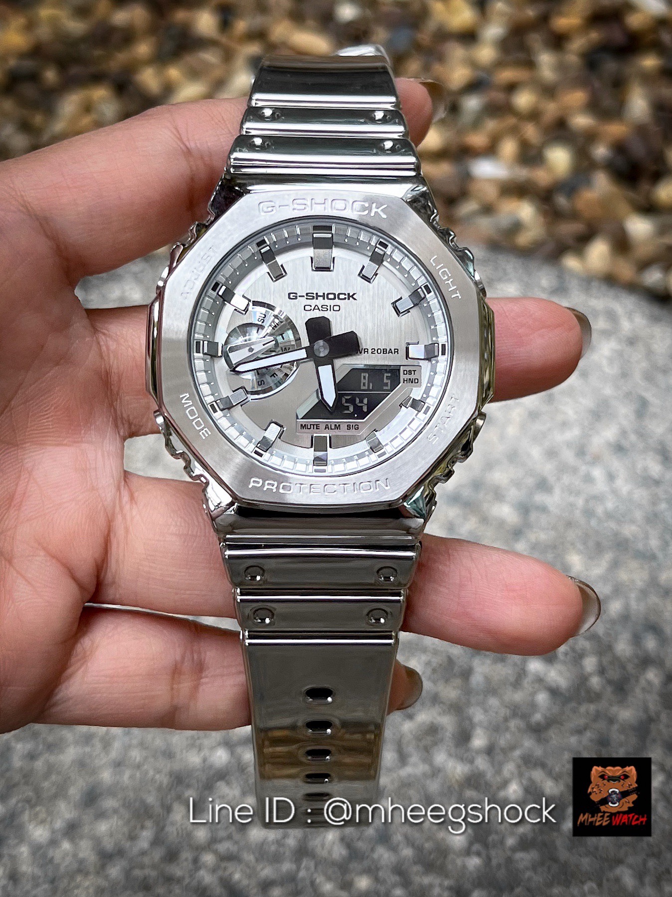 G-Shock Silver Mettalic GM-2100YM-8A