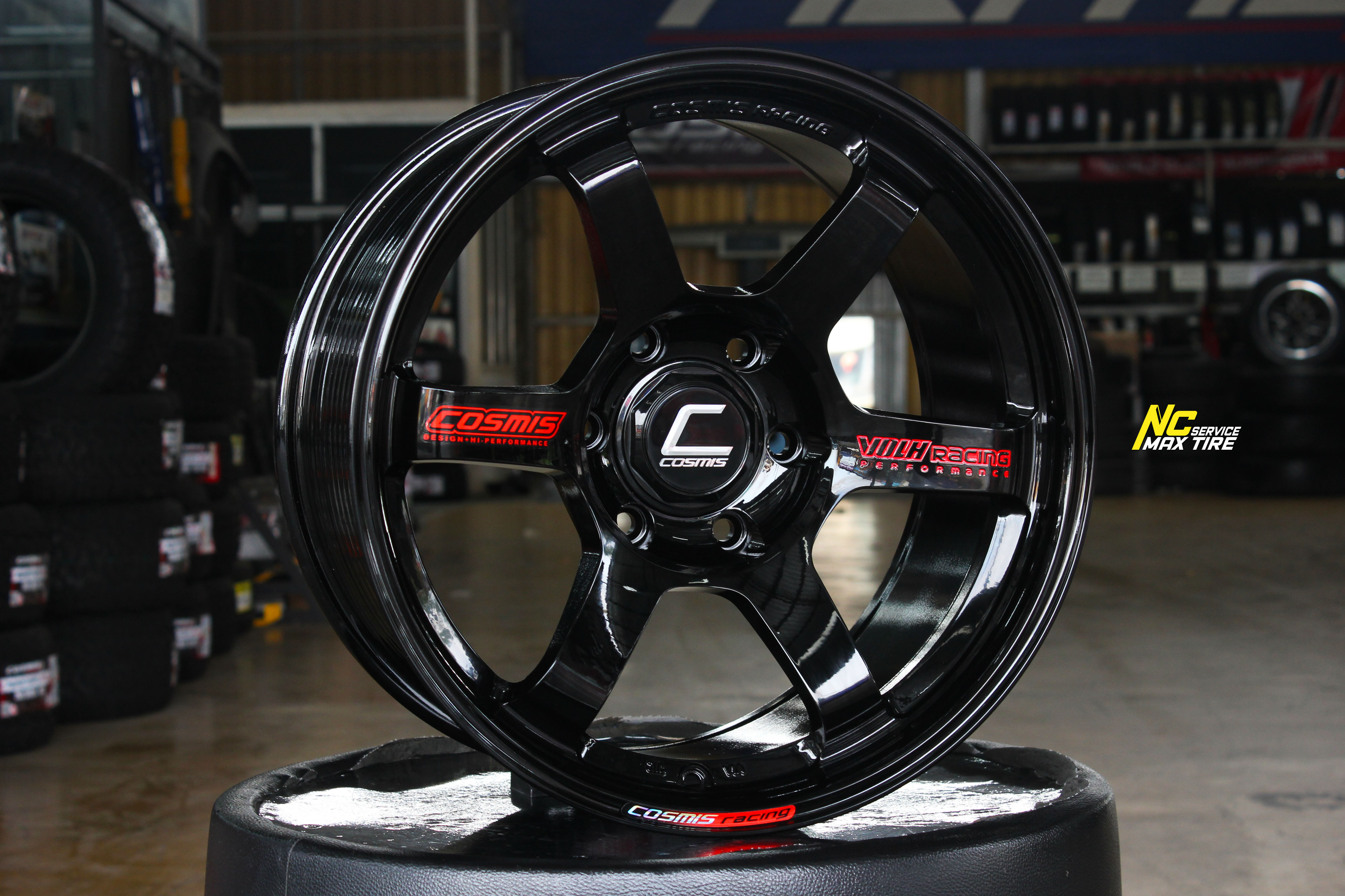 ล้อแม็กขอบ18 / Cosmis / RG-06SR / ล้อแม็กสีดำพิเศษ / DEEP BLACK / ล้อแม็กสำหรับรถกระบะ / SUV / PPV / ล้อแม็กสวยๆ / NC