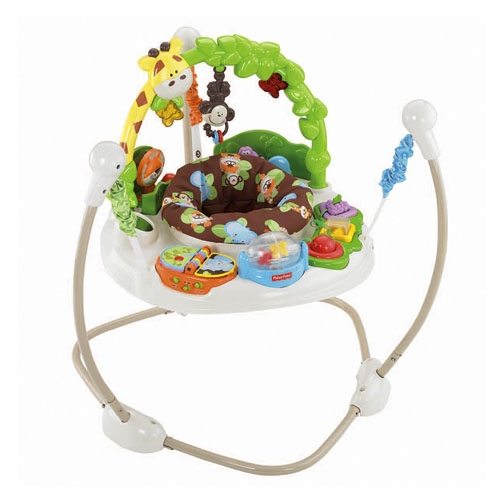 Fisher Price Go Wild Jumperoo จั๊มเปอร์ของเล่นกระโดด รุ่นของเล่นเยอะ (สินค้าขายดี) ส่งฟรี