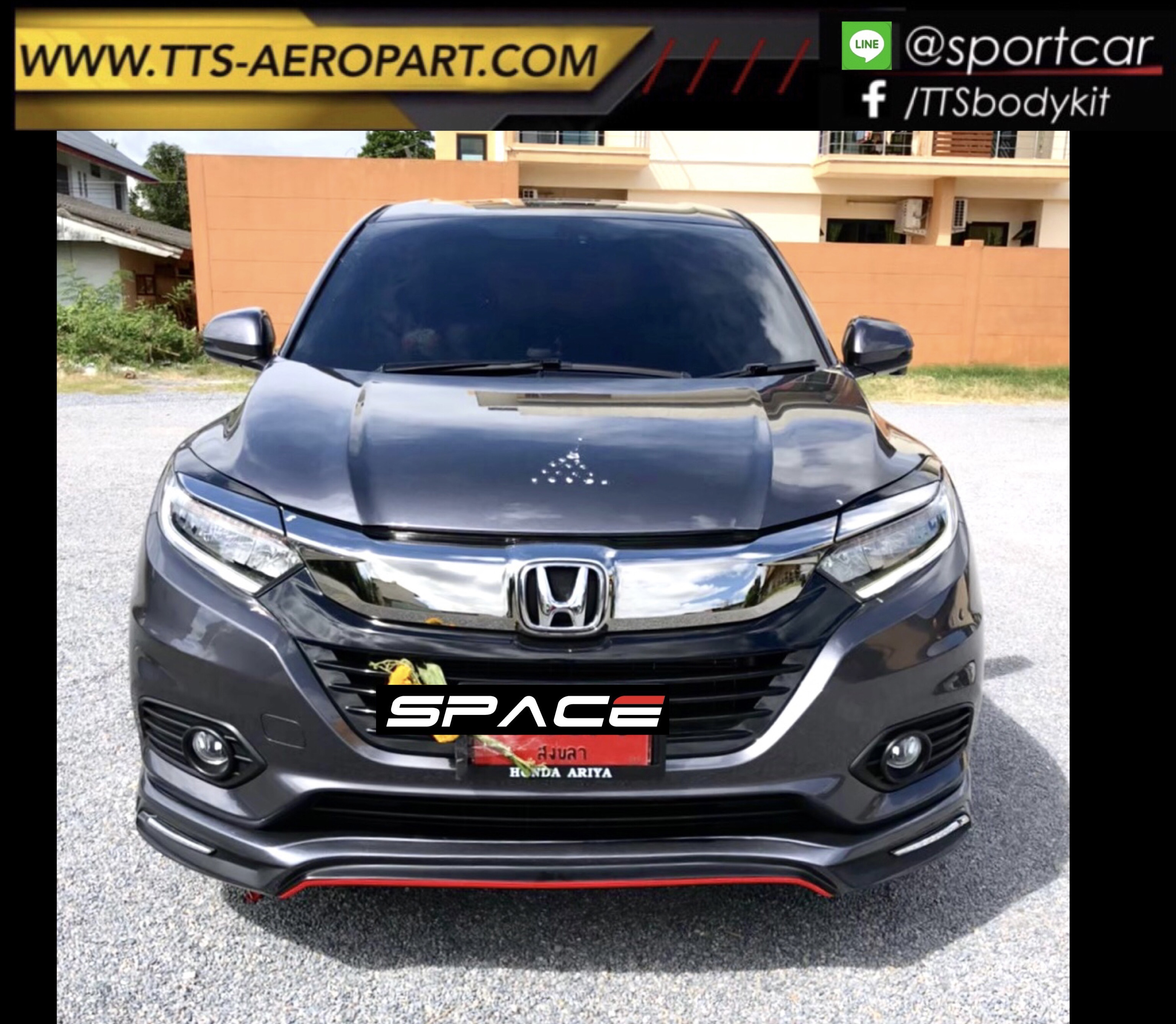 ชุดแต่ง HRV 2019 2020 2021 SPACE VIP Style รุ่นEL, hrv แต่งสวย, สเกิร์ตรอบคัน hrv แท้ byแต่งรถTTS