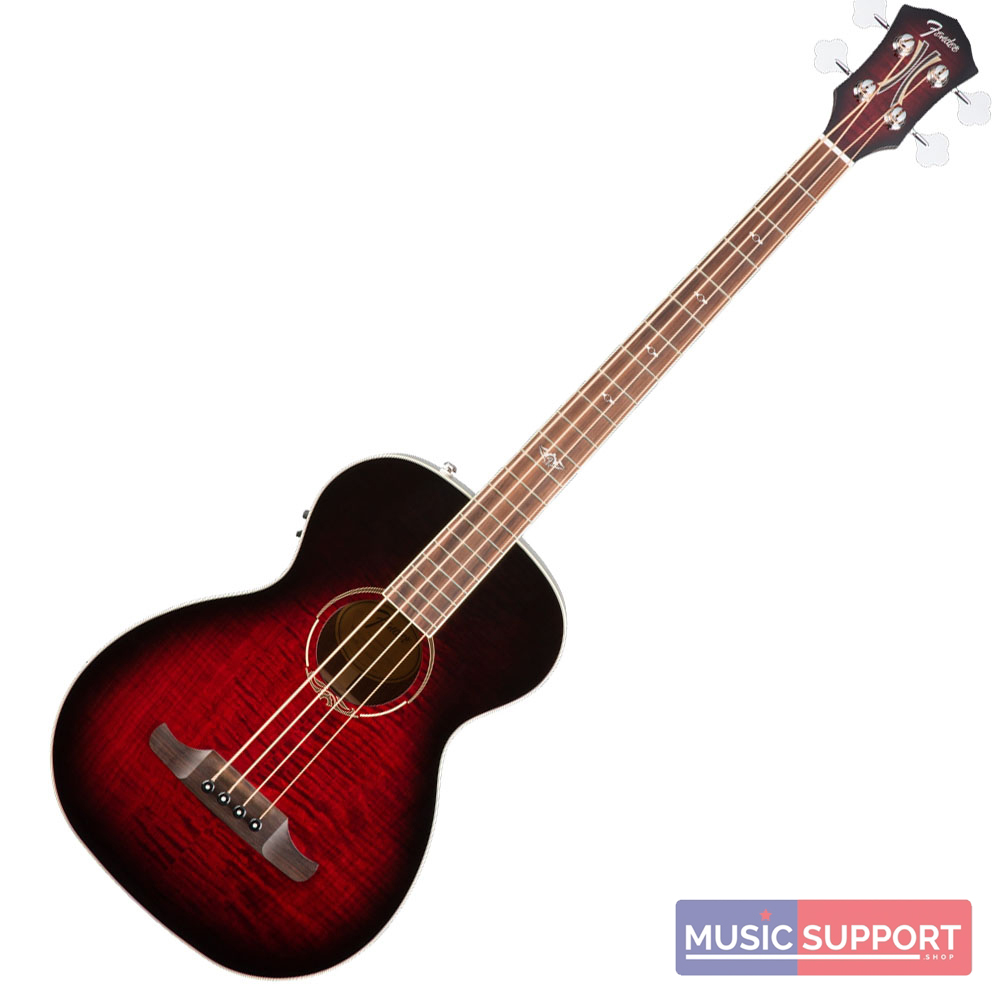 กีต้าร์โปร่งเบสไฟฟ้าFenderT-BUCKET-300-EBASS-RWTransCherryburst