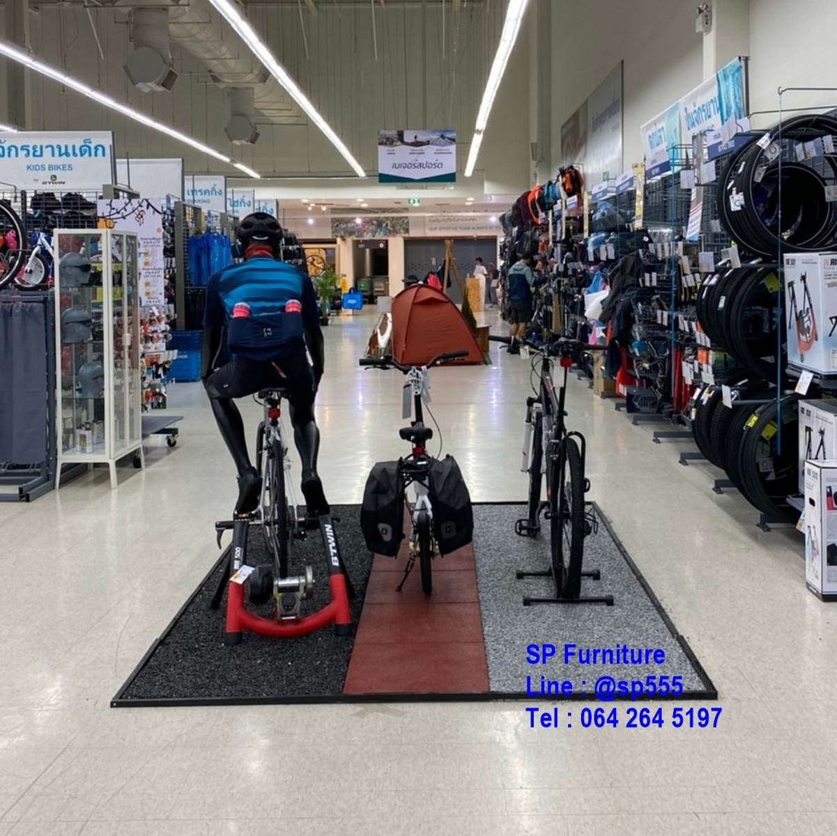 พร็อพแต่งร้าน ดีสเพลย์โชว์สินค้า (Project 6 univers) (DECATHLON)