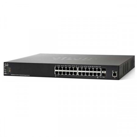 Cisco SG350X-24PD 24-Port 2.5G PoE Stackable Managed Switch