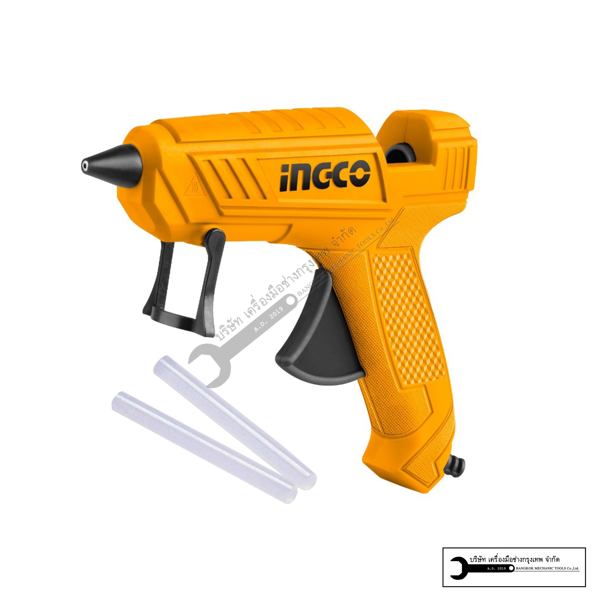 INGCO ปืนยิงกาว 100W รุ่นGG148 แถมกาว2แท่ง