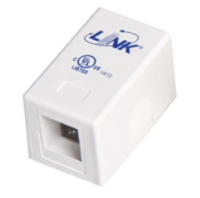 US-2401 : Surface สีขาว Mount Box 1 Port