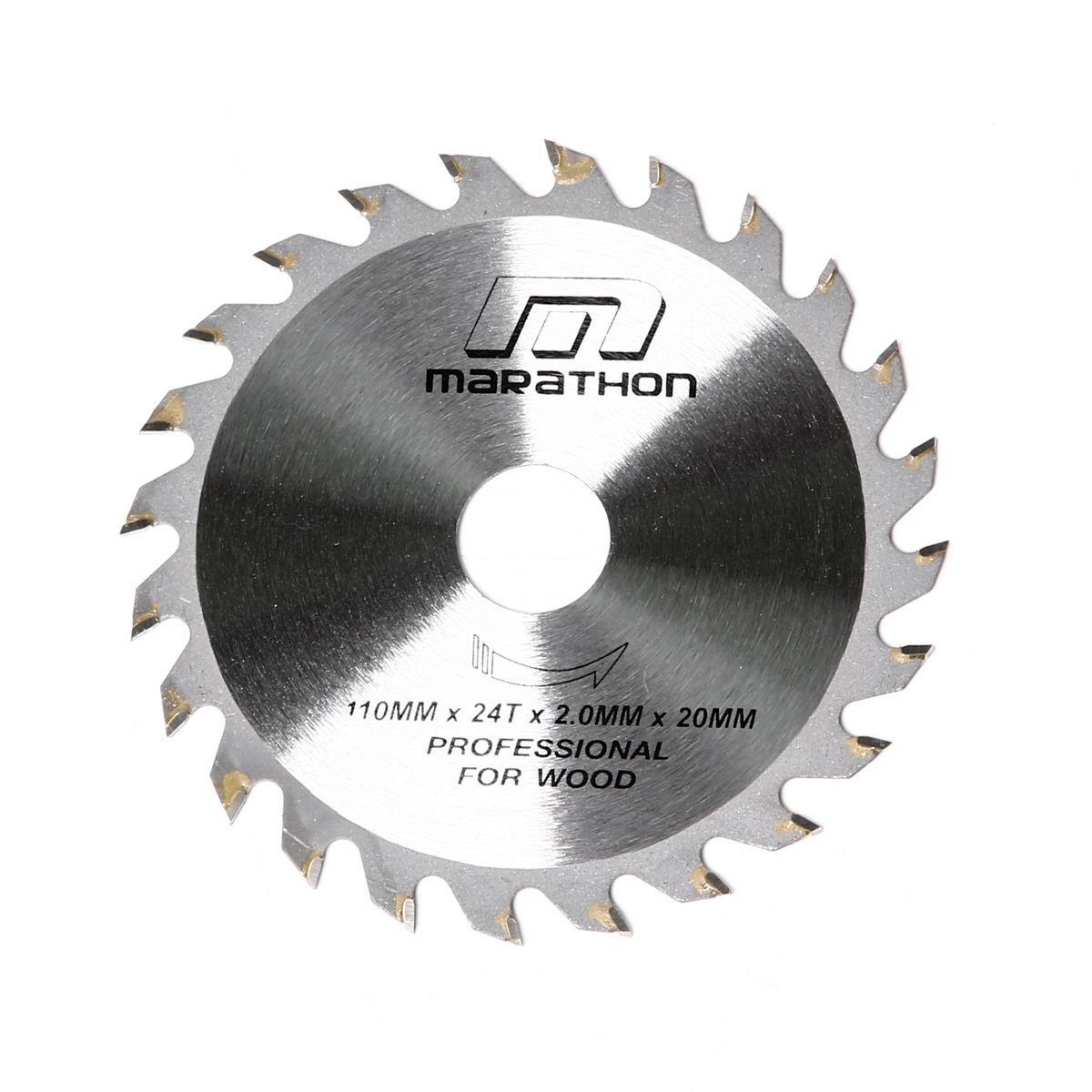 MARATHON ใบตัดไม้ฟันคาร์ไบค์ 4นิ้ว(110mm) ใบเลื่อยวงเดือน 4นิ้ว (24ฟัน 30ฟัน 40ฟัน)