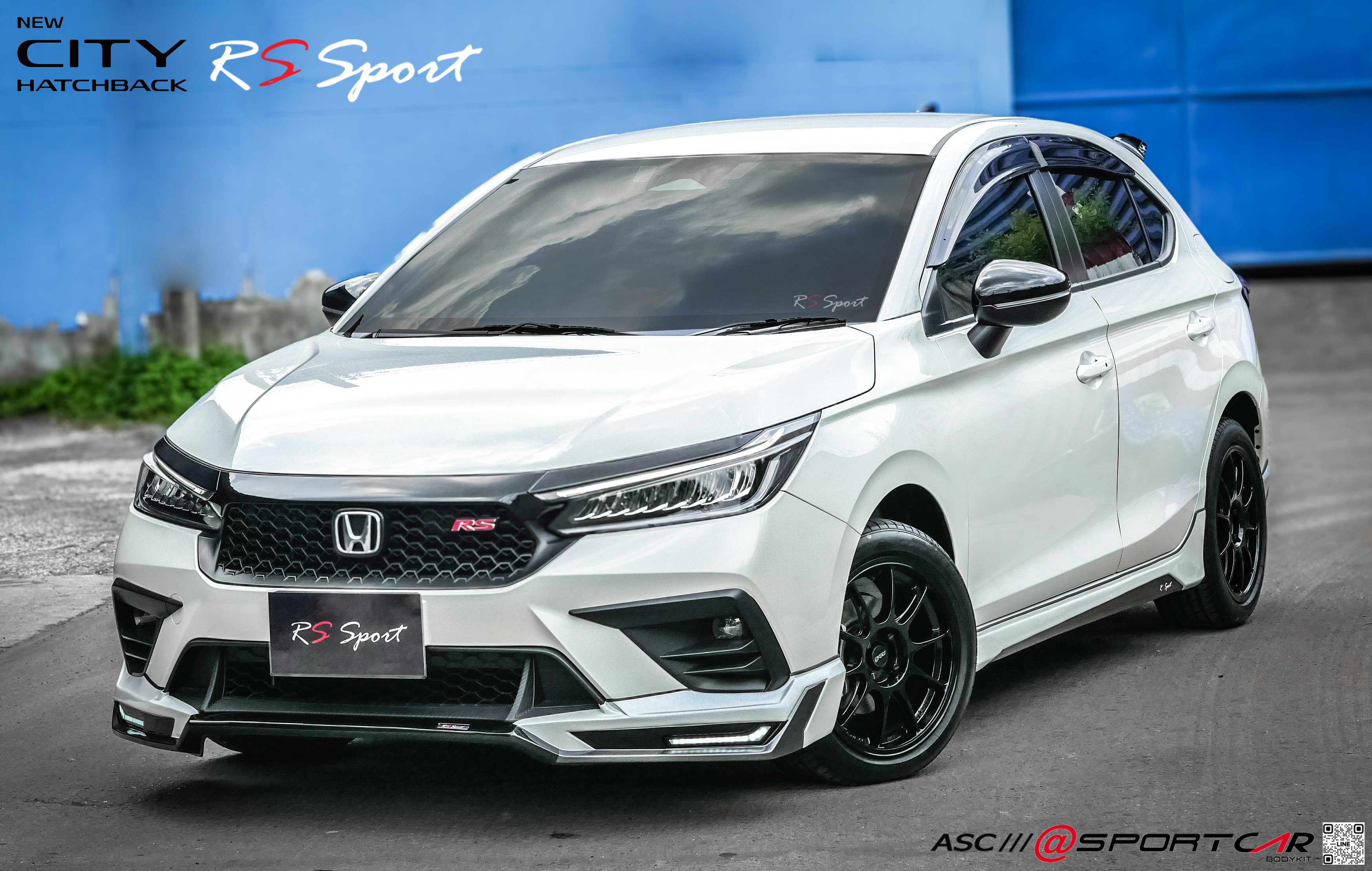 ชุดแต่ง City Hatchback 5D 2023 2024 2025 RS Sport มีไฟ DRL - City 5 ประตู, สเกิร์ตรอบคัน City, ชุดแต่ง Honda CITY, City แต่งสวย, ฮอนด้าซิตี้ แต่งสวย