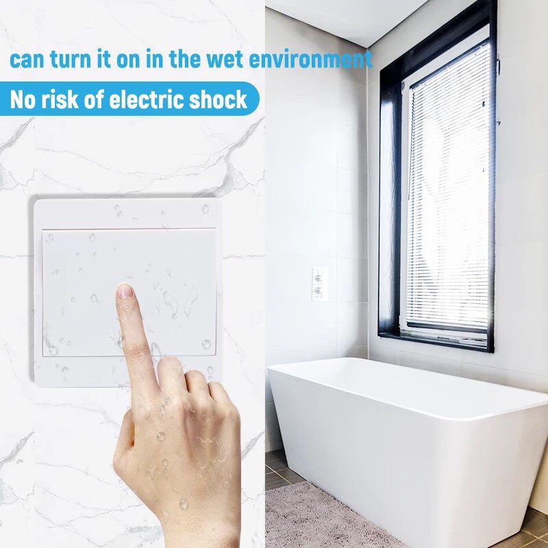 Wireless Switch สวิตช์ไร้สายอัจฉริยะ แบบ 1 ช่อง 2 ช่อง และ 3 ช่อง ไม่ต้องเดินสายไฟ ติดตั้งง่าย