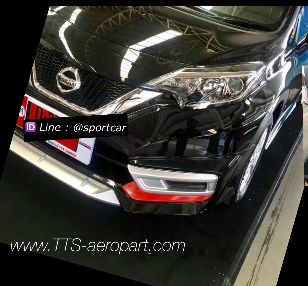 ชุดแต่งNissan Note ทรง I-Deo RB ท่อคู่สปอร์ต ,นิสสันโน๊ต แต่งสวย งานคุณภาพ ราคาไม่แรง