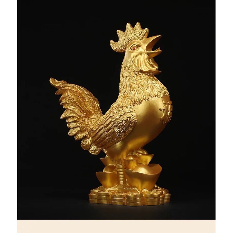 C1020B045 HAOYUN ไก่ต้านพลังลบ ของตกแต่งบ้าน ของมงคล ไก่ตกแต่งบ้าน ของขวัญมงคล ของมงคลตกแต่งบ้าน ของมงคลในบ้าน