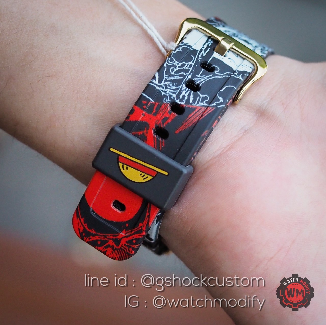 Dw-5600 Custom One Piece Metal Face