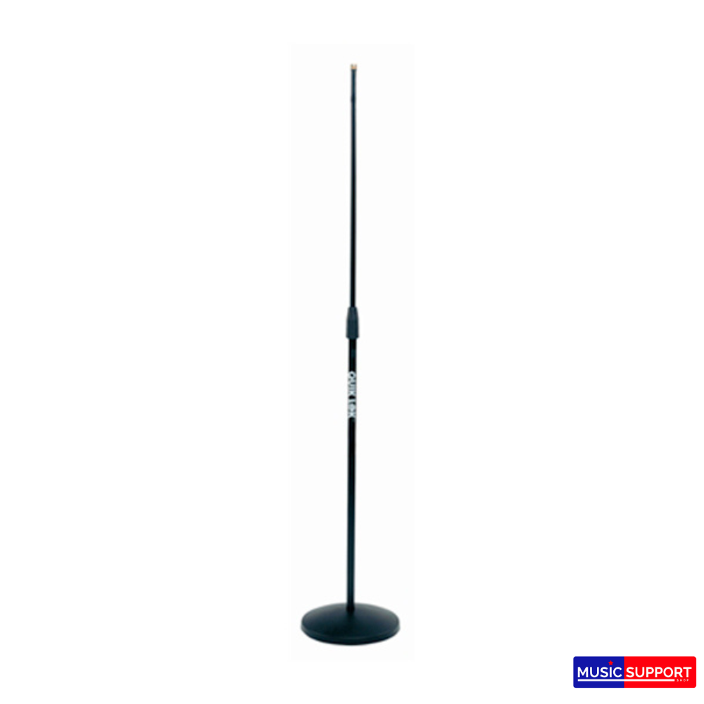 ขาตั้งไมค์โครโฟนตรงแบบแป้นกลม Quiklok A-399 BK EU round-base microphone stand