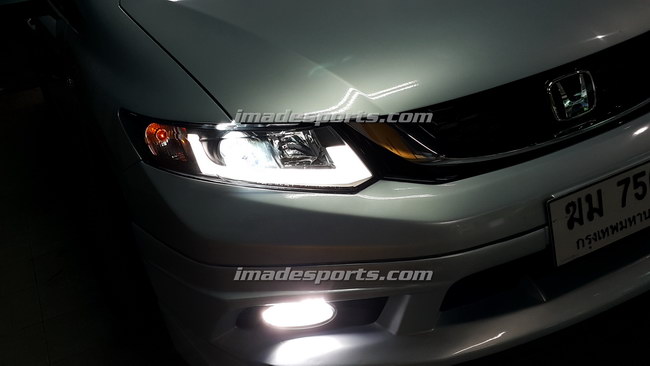 โคมไฟหน้า Projectoer EagleEyes style พร้อม Barlight V3
