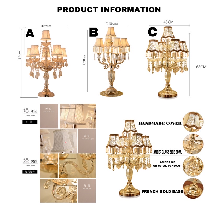 CT063A031 SOTMIA VINTAGE LUXURY LAMP โคมไฟตั้งโต๊ะ โคมไฟ โคมไฟหัวเตียง โคมไฟห้องนอน โคมไฟตกแต่งห้อง โคมไฟตกแต่งร้าน