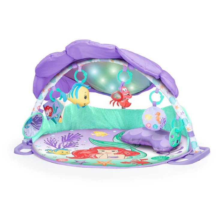 เพลยิมนางเงือกน้อย Bright Starts Disney Baby The Little Mermaid Twinkle Trove Light-Up Musical Baby Activity Gym