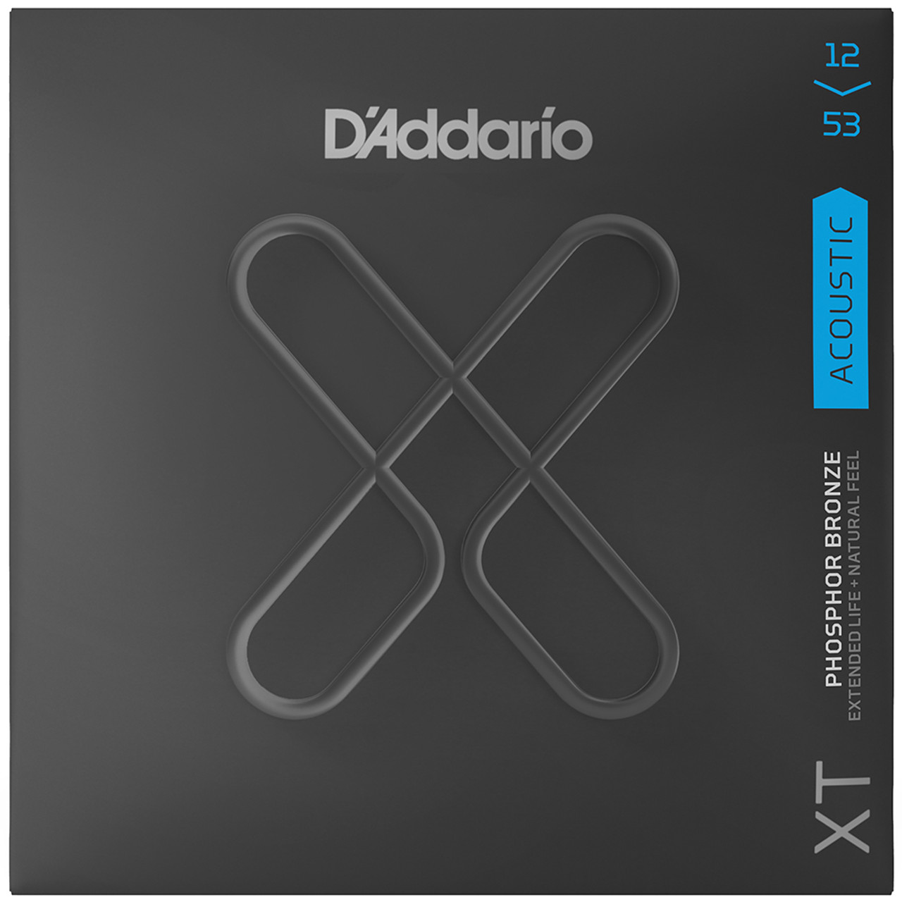 D'Addario XTAPB1253 12-53 Phosphor Bronze, Light, สายกีตาร์โปร่งเคลือบกันสนิม