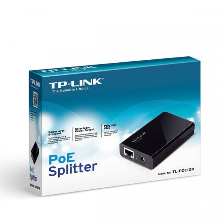 tp-link TL-PoE10R PoE Splitter Gigabit Port, 802.3af PSE, Adjustable 5VDC,9VDC or 12VDC output, AP, IP Camera, IP Phone, Plug-and-Play