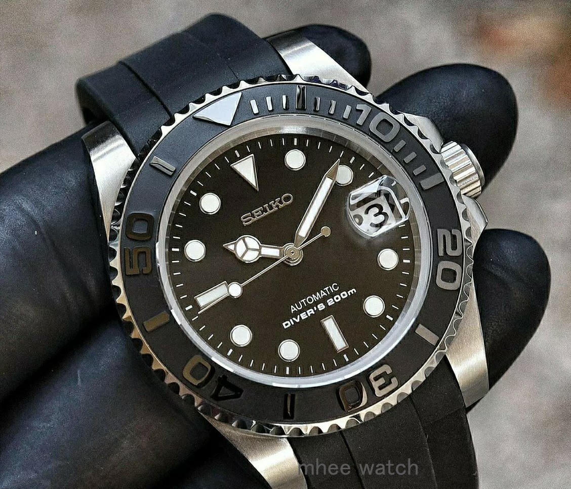 Seiko Modify Yacht Master สาย Rubber