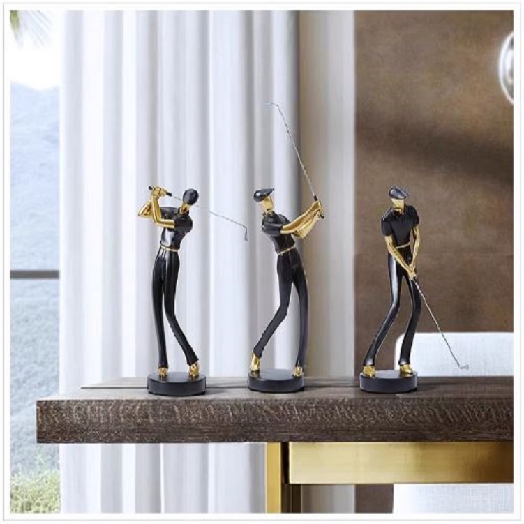 CT216C158 FAMITOSS โมเดลนักกีฬากอล์ฟ ตกแต่งห้องนั่งเล่น ถ้วยรางวัล, เครื่องประดับ ของขวัญ Golf